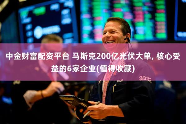 中金财富配资平台 马斯克200亿光伏大单, 核心受益的6家企业(值得收藏)